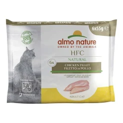 Almo Nature HFC NATURAL Multipack - Hühnerfilet (8 x 6 =) | 48 x 55 g