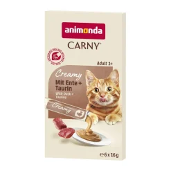 animonda Carny - Pouch - Adult - Creamy mit Ente + Taurin | 6 x 16 g