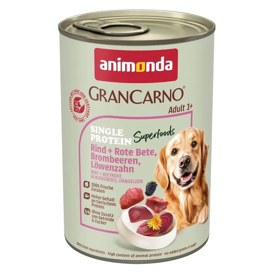 animonda GranCarno - Dose - Adult - Single Protein + Superfoods