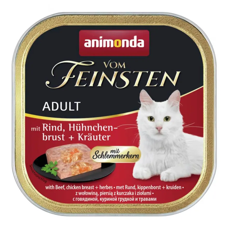 animonda Vom Feinsten - Schale - Adult - mit Schlemmerkern