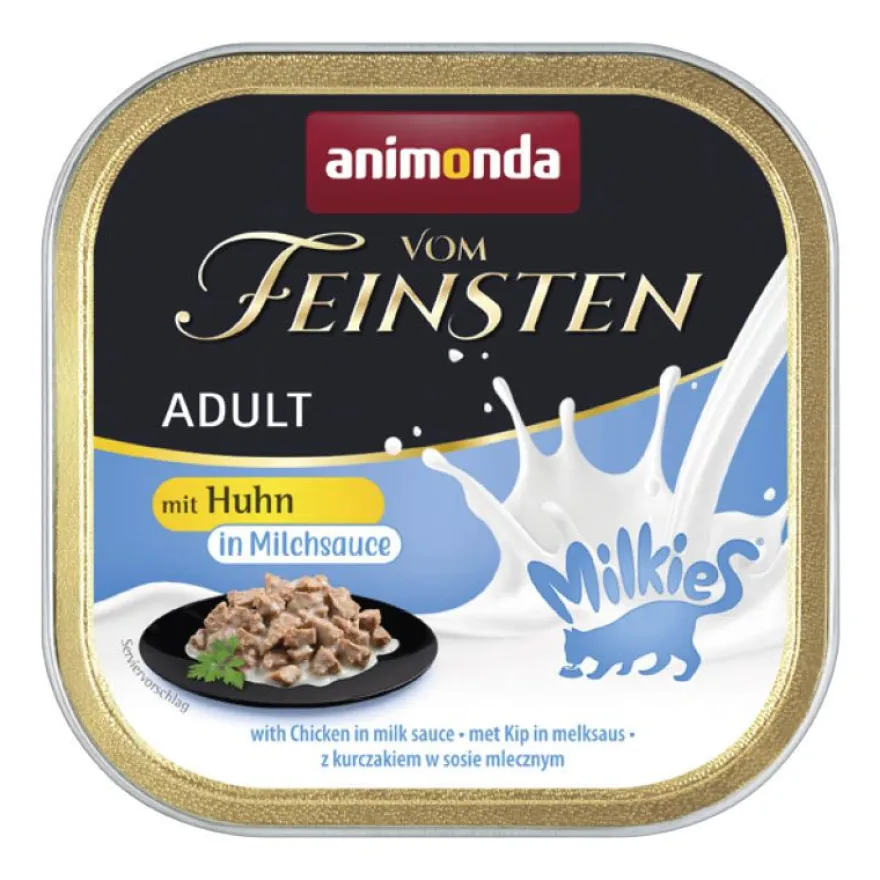 animonda Vom Feinsten - Schale - Adult - mit Milkies-Sauce