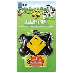 Bags On Board Kotbeutelspender schwarz | 30 Stück