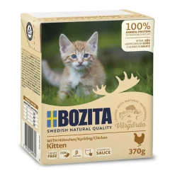 Bozita Cat Häppchen in Soße Kitten mit Hühnchen | 6 x 370 g