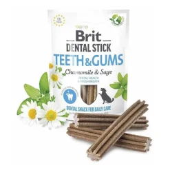 Brit Care - Dog - Dental Stick - Zähne & Zahnfleisch - mit Kamille & Salbei 7 Stück | 251 g