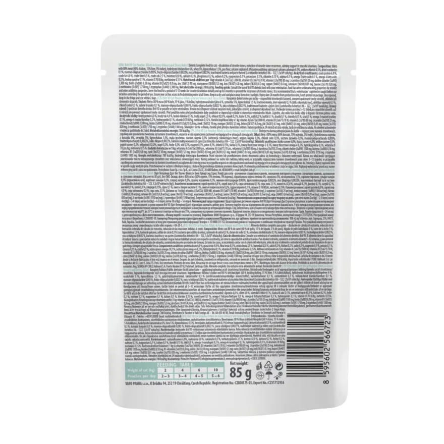Brit Cat Grainfree Veterinary Diets Pouch Filets in Sauce Harnwege & Stresslinderung | 12 x 85 g