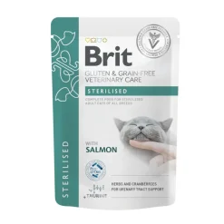 Brit Cat Grainfree Veterinary Diets Pouch Filets in Sauce Sterilisiert | 12 x 85 g