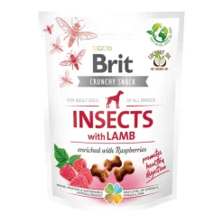 Brit Crunchy Cracker - Insekt mit Lamm, angereichert mit Himbeeren | 200 g