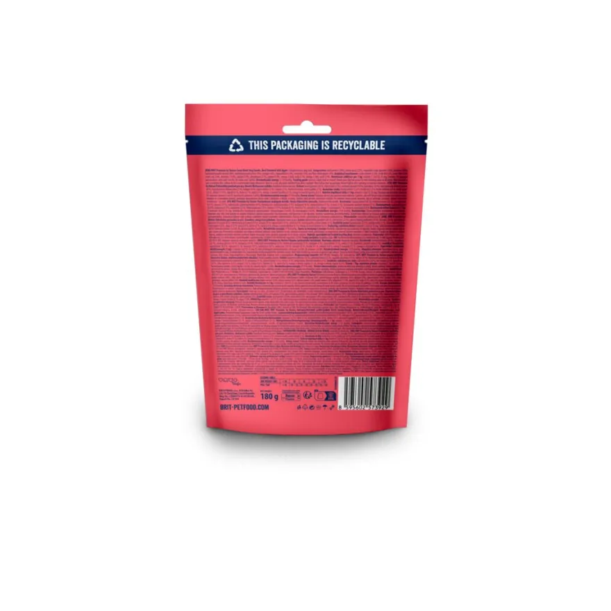 Brit Premium by Nature Dog Halbfeuchte Snacks Rind mit Äpfeln | 180 g