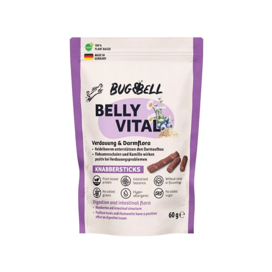 BugBell Knabbersticks BellyVital | 12 x 60 g