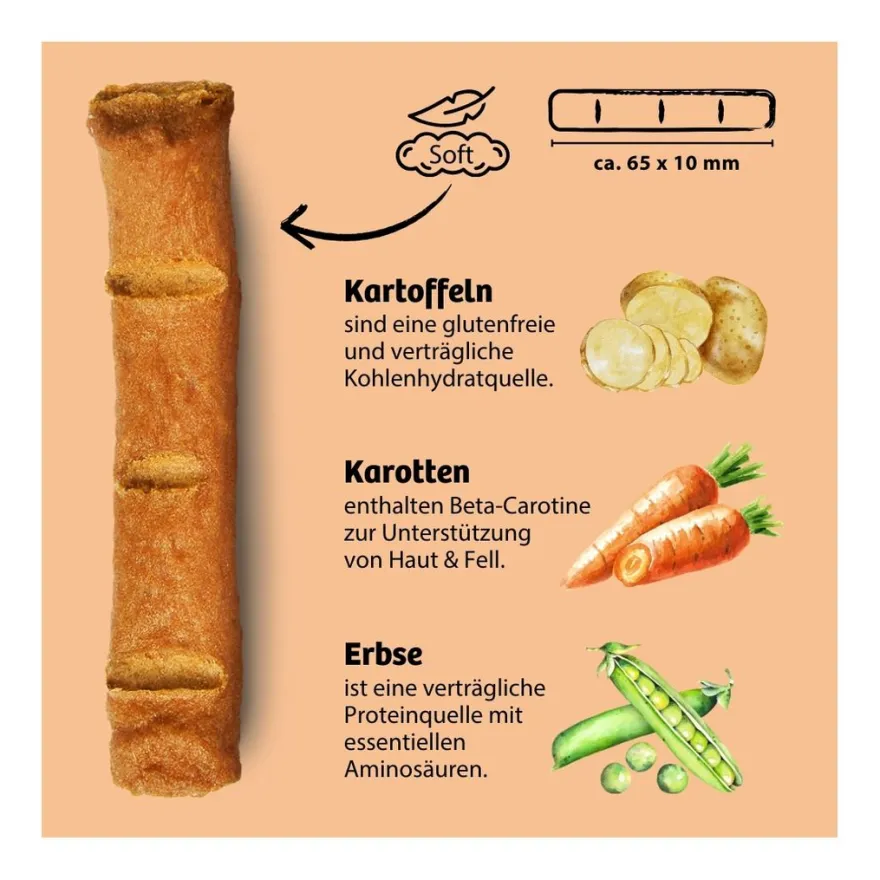 BugBell Knabbersticks Karotte | 60 g