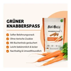 BugBell Knabbersticks Karotte | 60 g