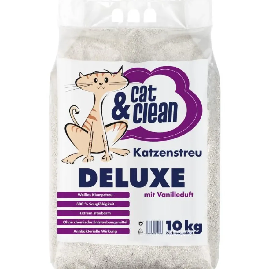 Cat & Clean Deluxe mit Vanilleduft | 10 kg