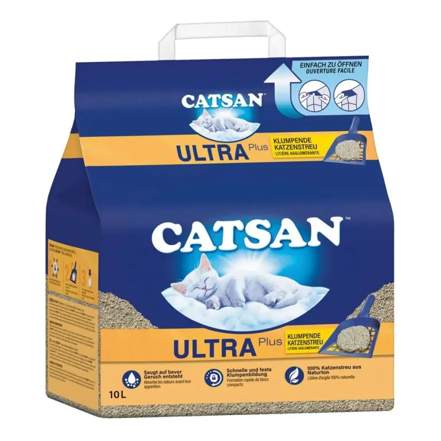 Catsan Ultra Plus Klumpstreu 10 l | 10 kg