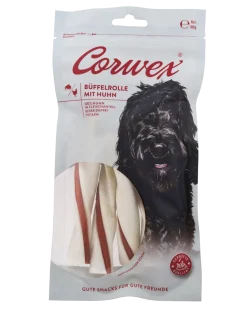 Corwex Büffelrolle mit Huhn | 100 g