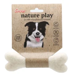 Corwex C-play Filz Knochen - weiß | 15 cm