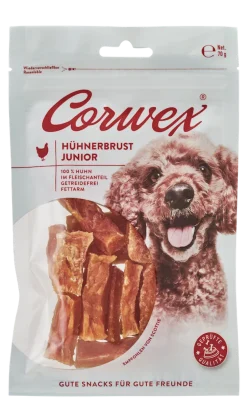 Corwex JUNIOR Hühnerbrust in kleinen Stückchen | 70 g