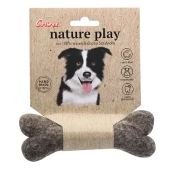 Corwex nature play Filzknochen, 100% neuseeländische Wolle | 15 cm