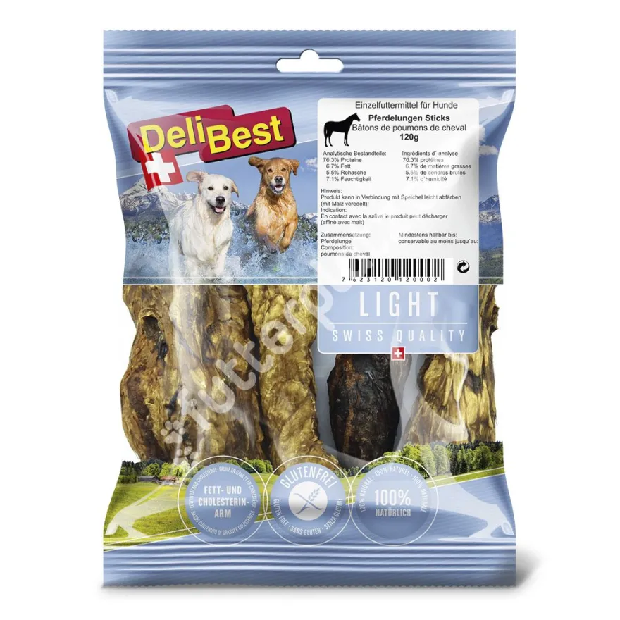 DeliBest Light - Pferdelunge | 120 g