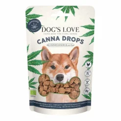 DOG'S LOVE Canna BIO Drops Geflügel | 150 g