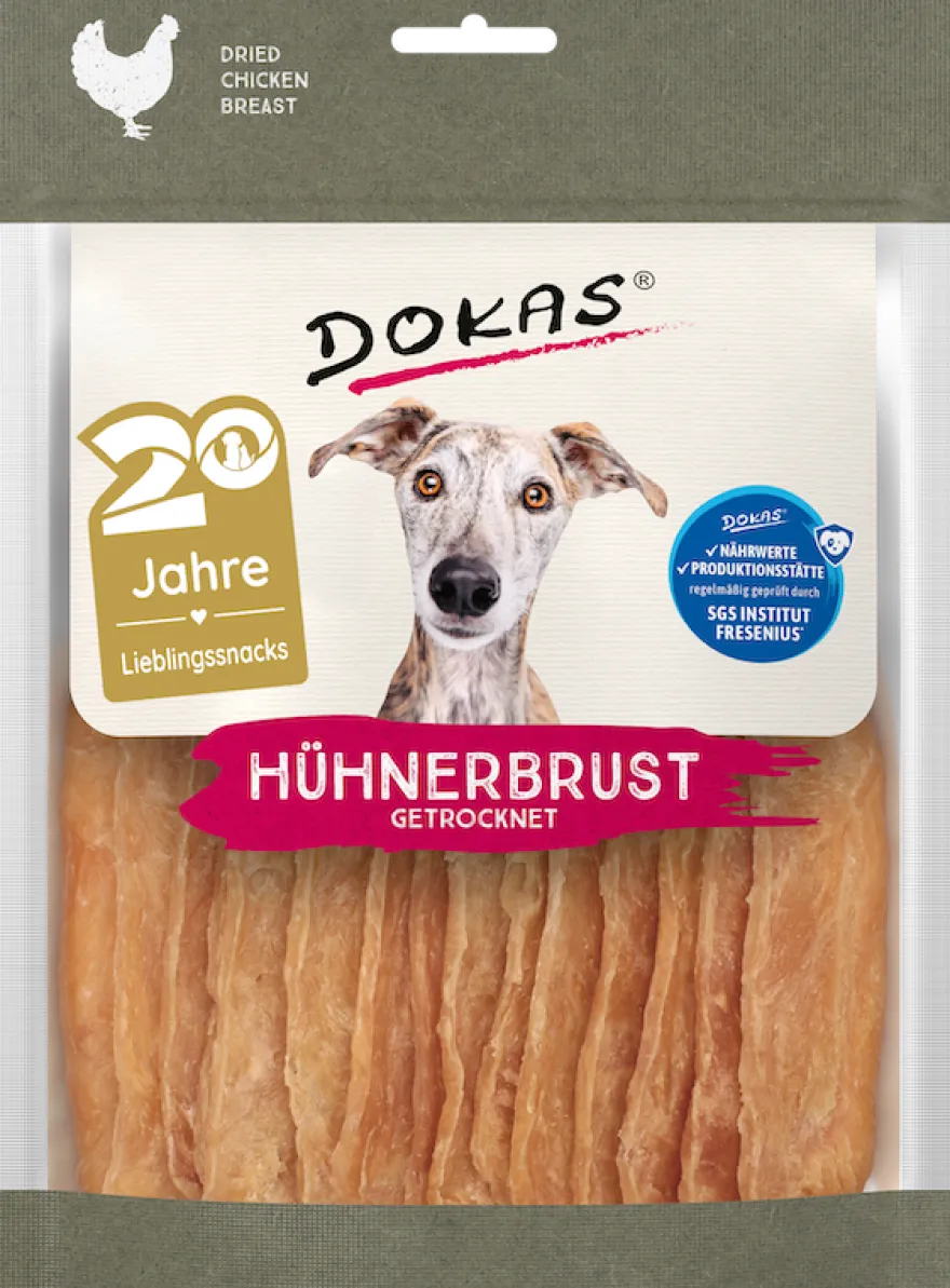 Dokas Hühnerbrust getrocknet - Tierwohl Haltung | 170 g
