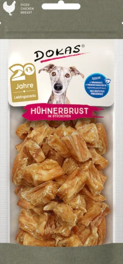 Dokas Hühnerbrust in Stücken - Tierwohl Haltung | 50 g