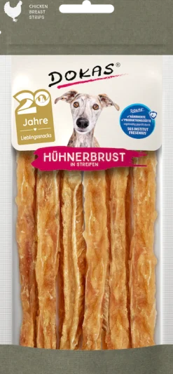 Dokas Hühnerbrust in Streifen - Tierwohl Haltung | 50 g