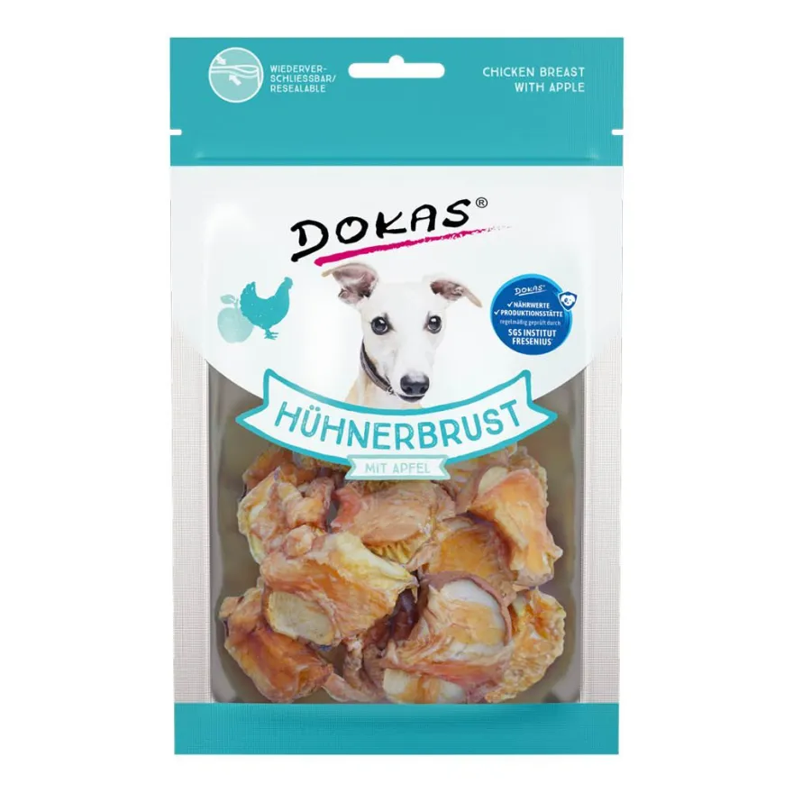Dokas Hühnerbrust mit Apfel | 70 g