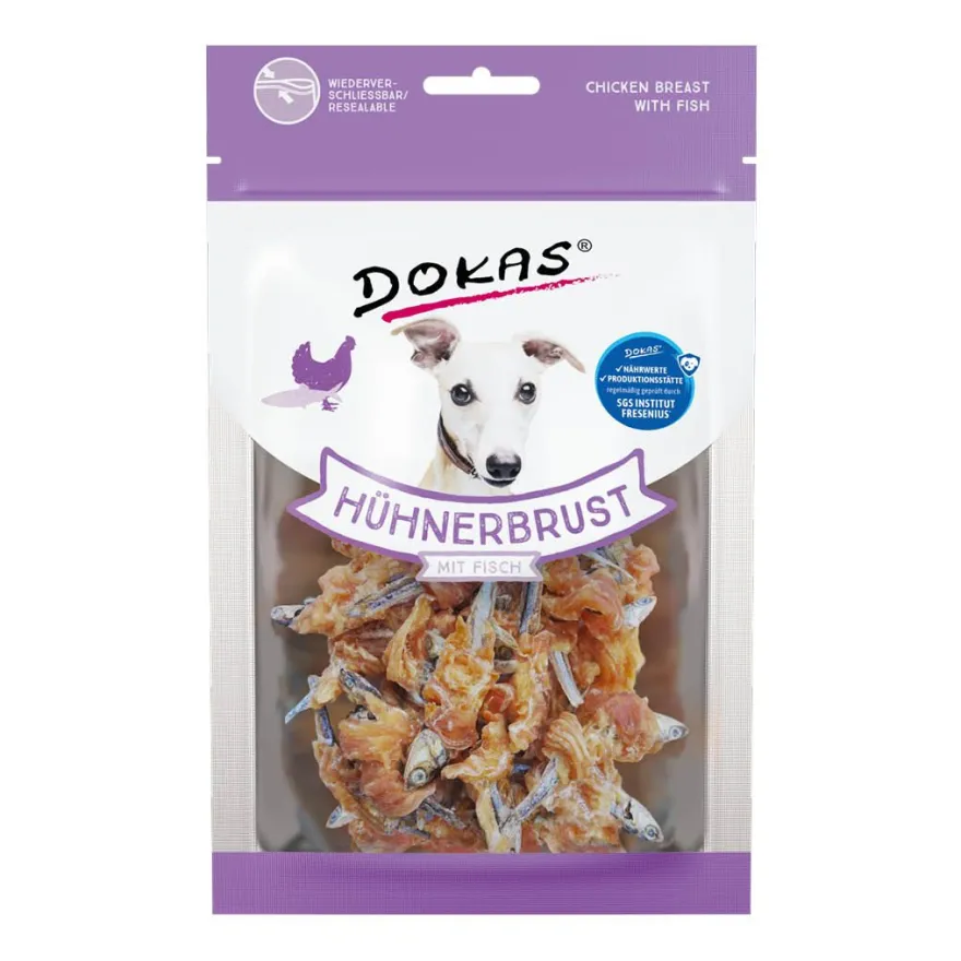 Dokas Hühnerbrust mit Fisch | 70 g