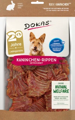 Dokas Kaninchen-Rippen getrocknet | 100 g