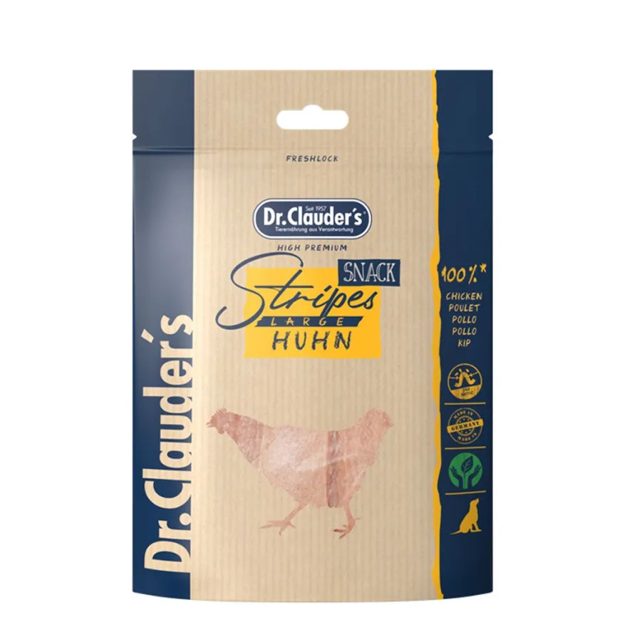 Dr. Clauder's Hühnerfleisch Stripes Large | 80 g