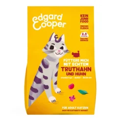 Edgard & Cooper Cat Adult - Frischer Freilandtruthahn und frisches Freilandhuhn mit Cranberrys | 2 kg