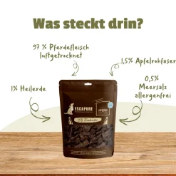 Escapure Fleckerl mit Heilerde Pferd | 150 g