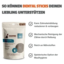 Escapure Leckerlis Anti-Zahnstein | 150 g