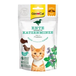 GimCat Crunchy Snacks Ente mit Katzenminze | 50 g
