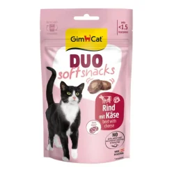 GimCat Duo Soft Snacks Rind mit Käse | 50 g