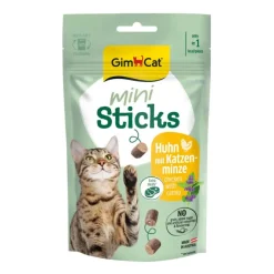 GimCat Mini Sticks Huhn mit Katzenminze | 50 g