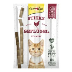GimCat Sticks Geflügel | 4 x 20 g