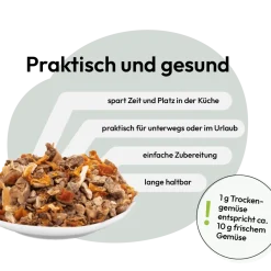 Grau Hund Gemüsemix Mischung Nr. 1 | 150 g