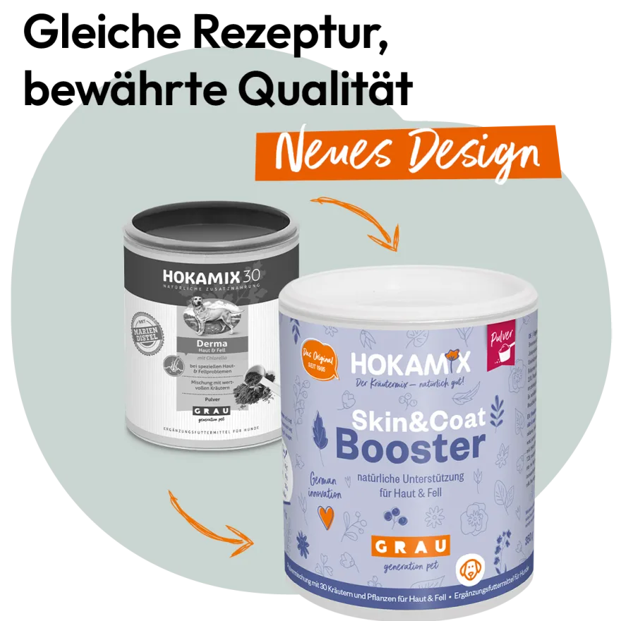 Grau Hund Hokamix Skin & Coat Booster | 350 g