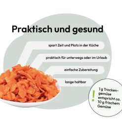 Grau Hund Karotten-Würfel | 150 g