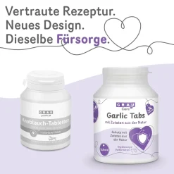 Grau Hund & Katze Garlic Tabs | 200 Stück