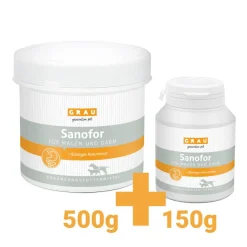 Grau Hund & Katze Sanofor | 500 g (+150 g gratis)