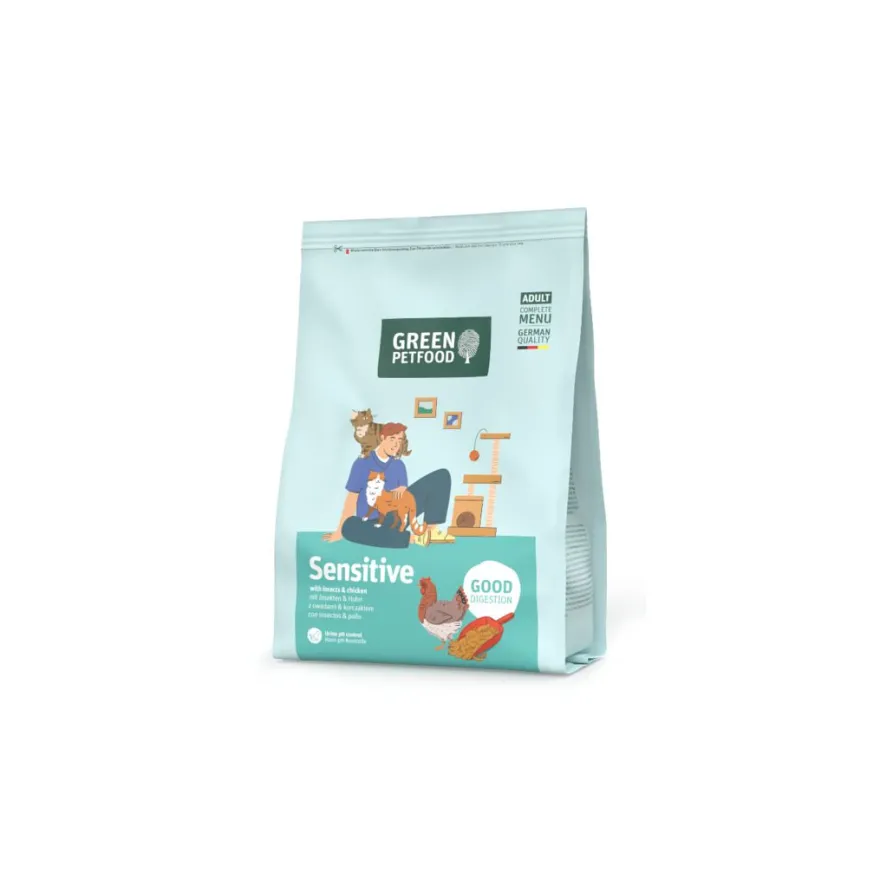 Green Petfood Sensitive with Insects & Chicken | 300 g