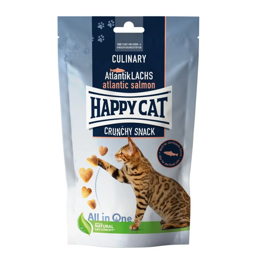 Happy Cat Culinary Crunchy Snack Atlantik-Lachs | 70 g