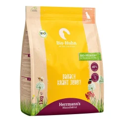 Herrmanns Selection - Erwachsen - Bio-Huhn mit Reis und Erbsen | 1 kg