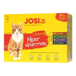 Josera JosiCat Multipack Meat Selection in Sauce | 12 x 85 g