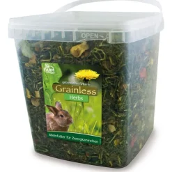 JR Farm Grainless Herbs Zwergkaninchen 5l-Eimer | 1 kg