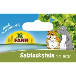 JR Farm Salzleckstein mit Halter | 80 g