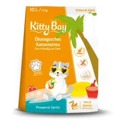 Kitty Bay Katzenstreu - Pawperol Spritz - Tofu und Maniok | 10 l