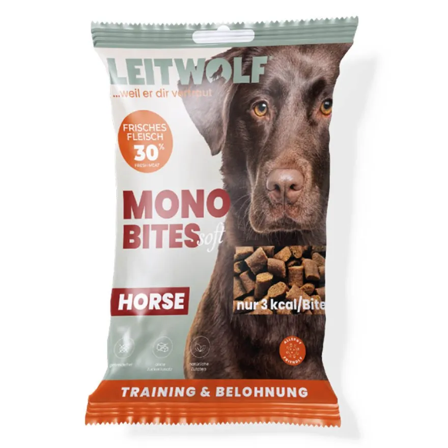 Leitwolf Mono Bites Horse | 80 g